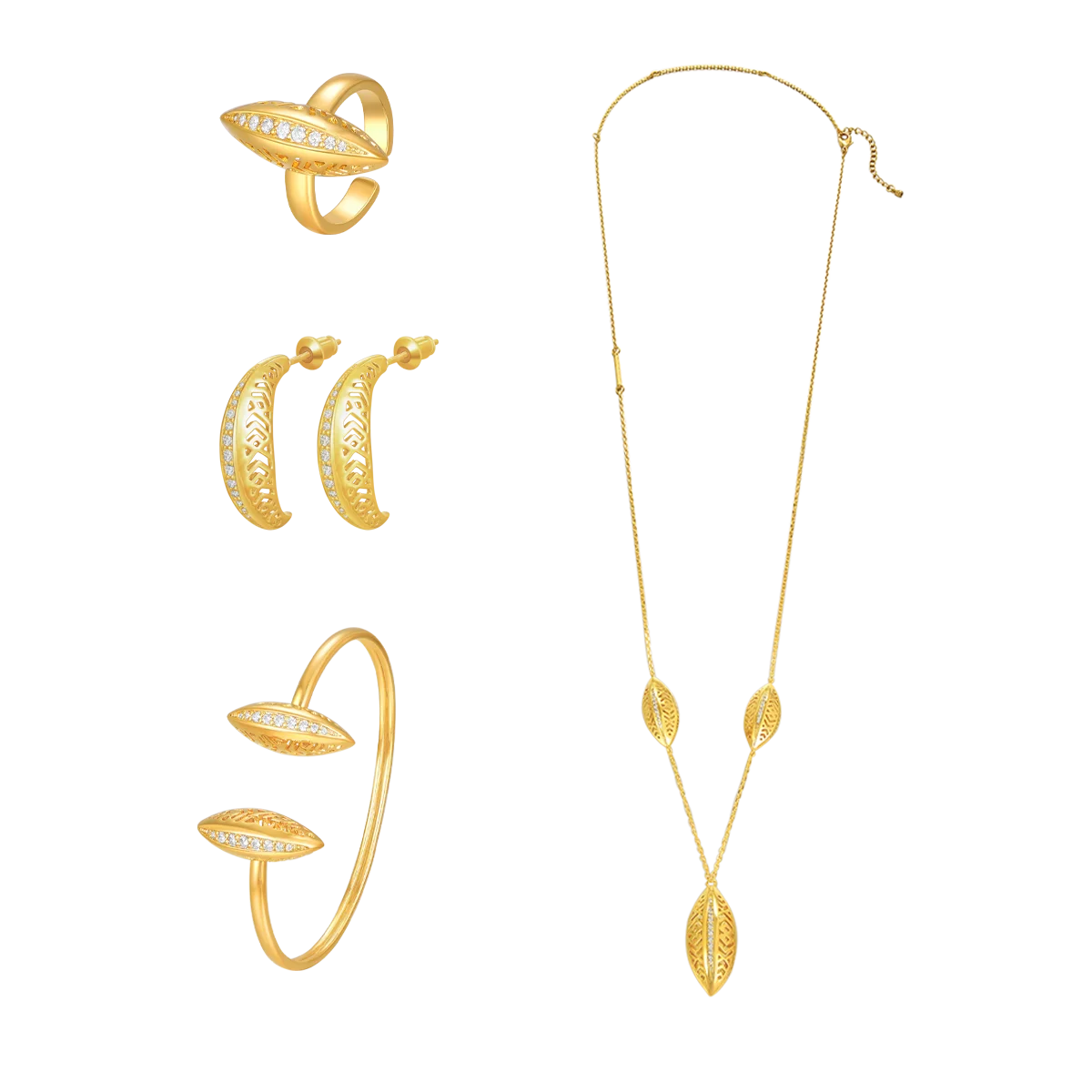 Leaf / Set Gold