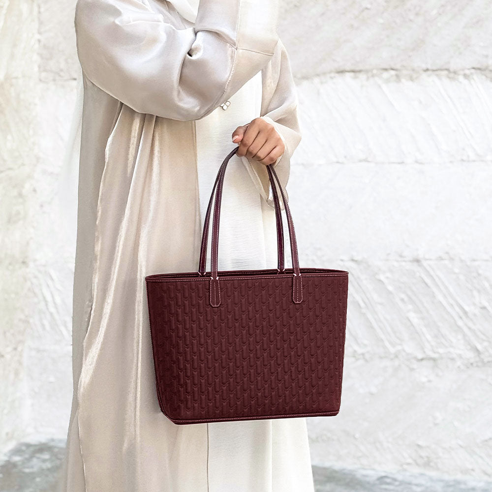Travel Tote / Burgundy