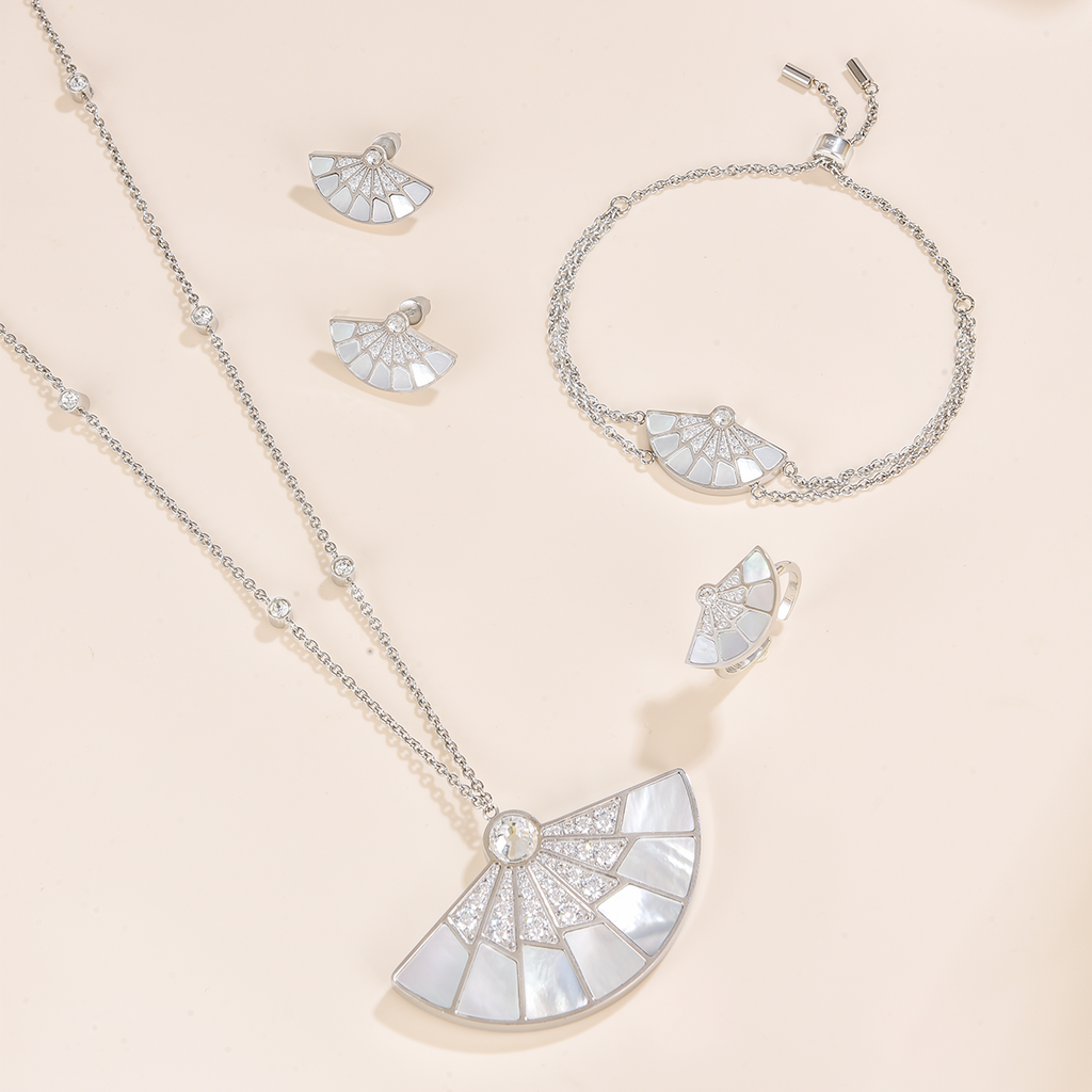 Fan / Set Silver