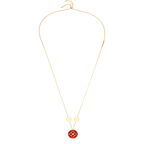 Ameera / Necklace Red Gold