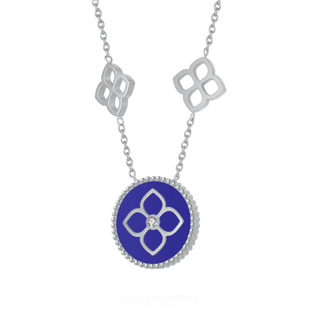 Ameera / Necklace Blue Silver