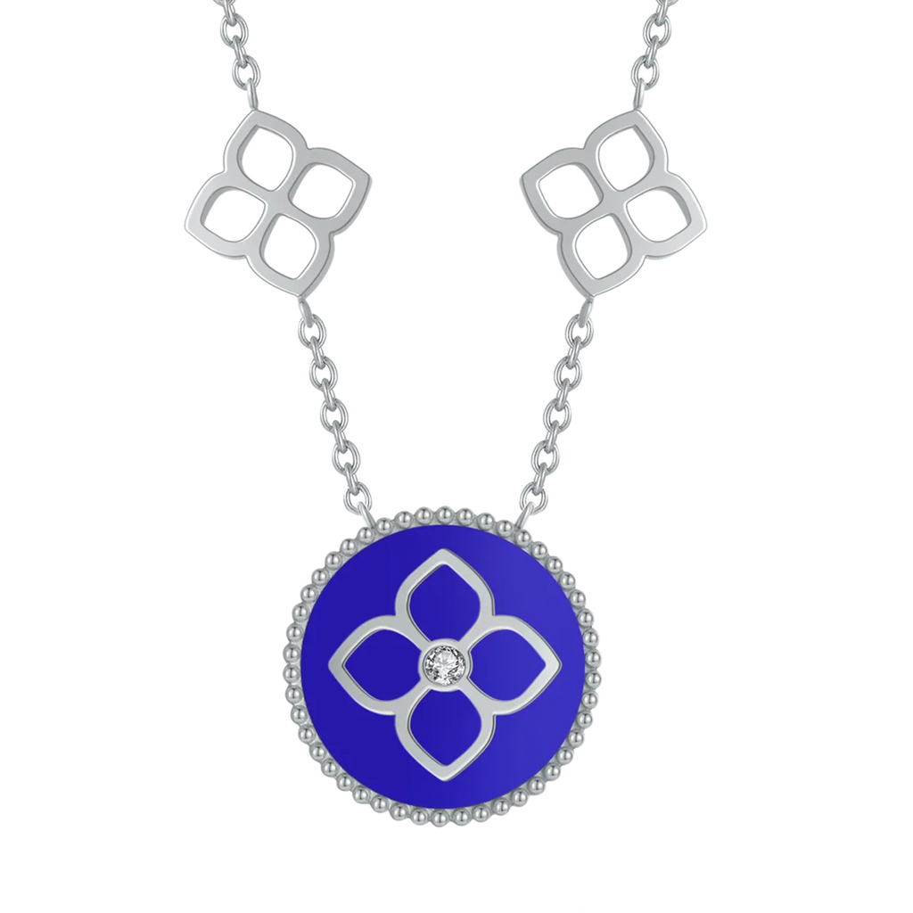 Ameera / Necklace Blue Silver