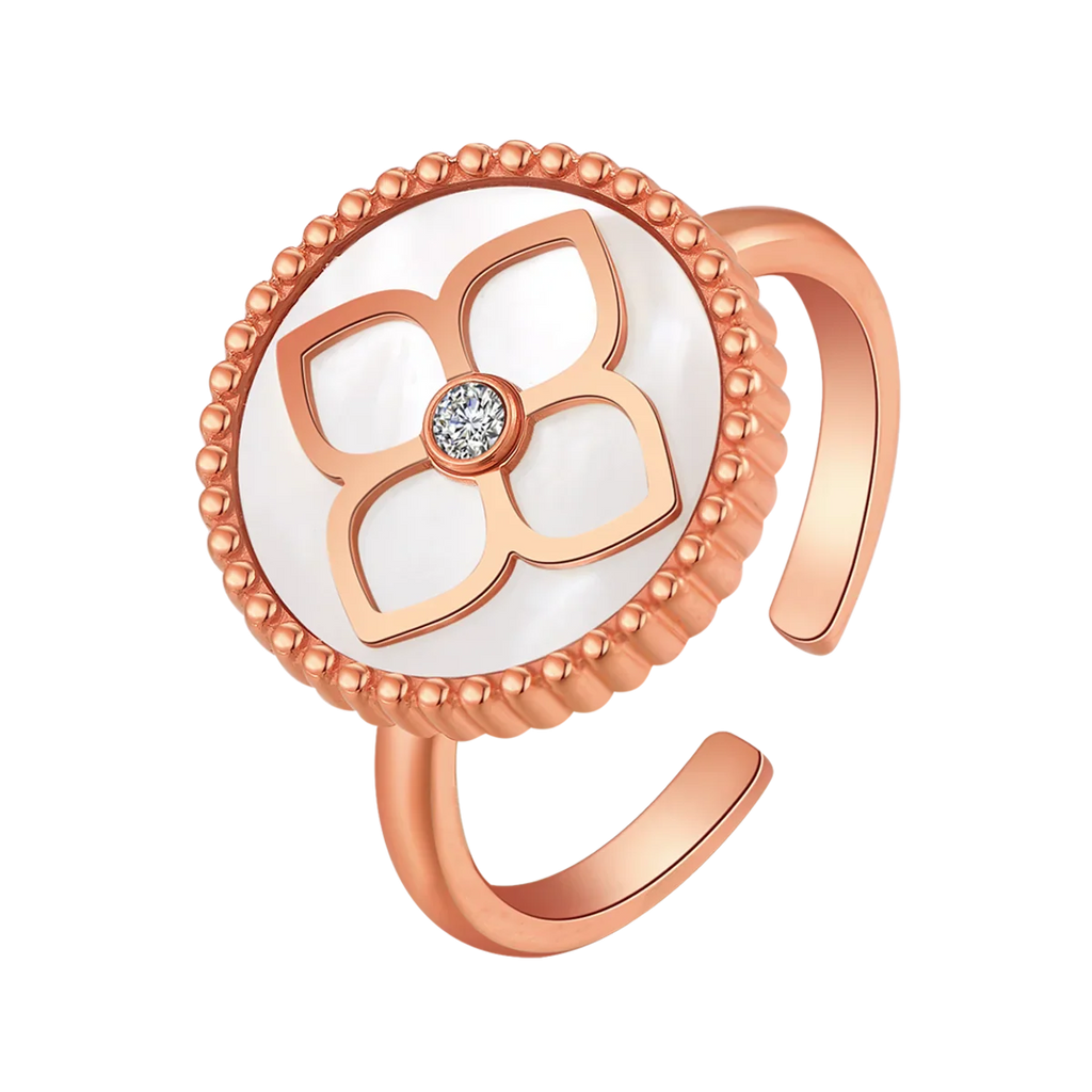 Ameera / Ring Pearl Rose Gold