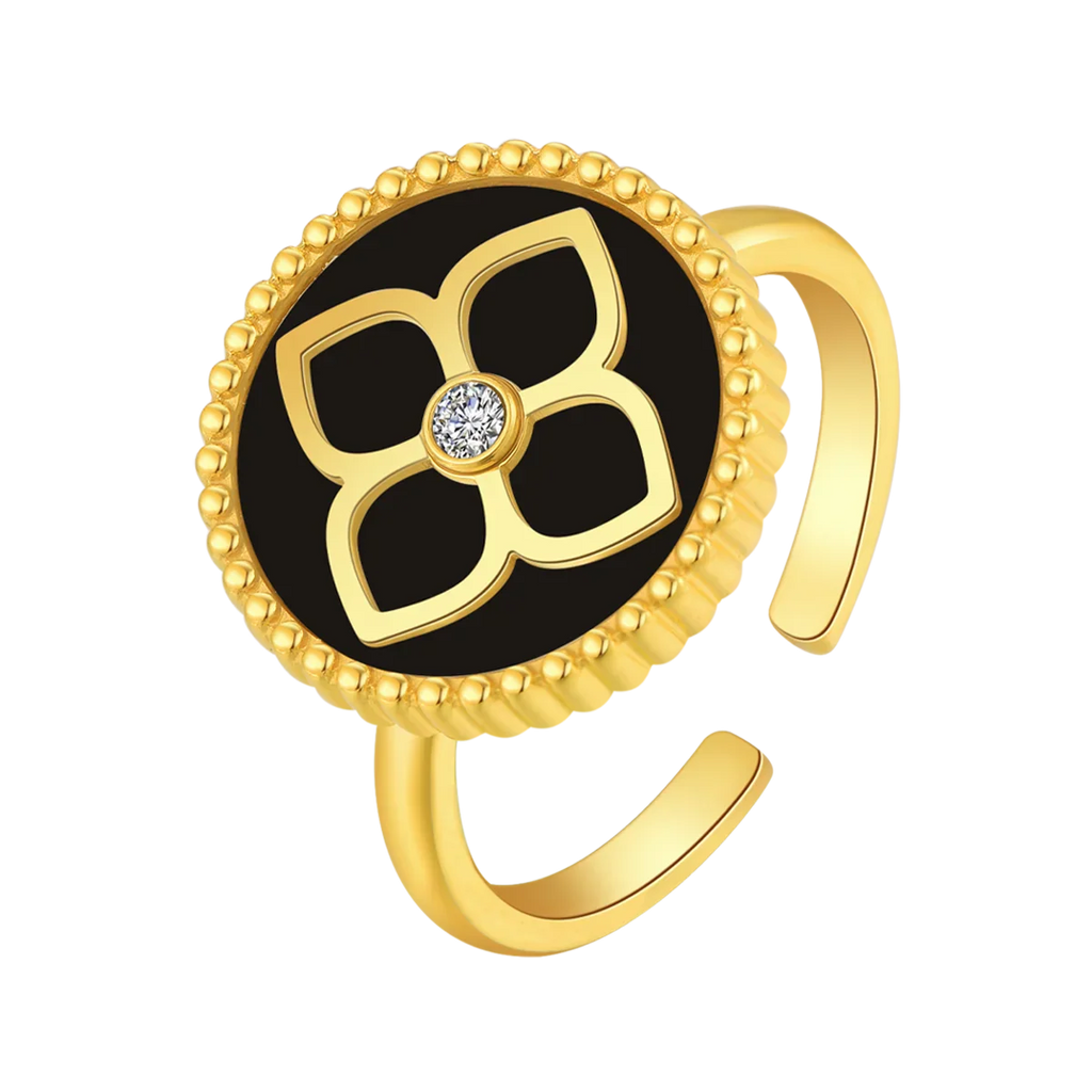 Ameera / Ring Black Gold