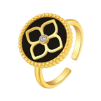 Ameera / Ring Black Gold