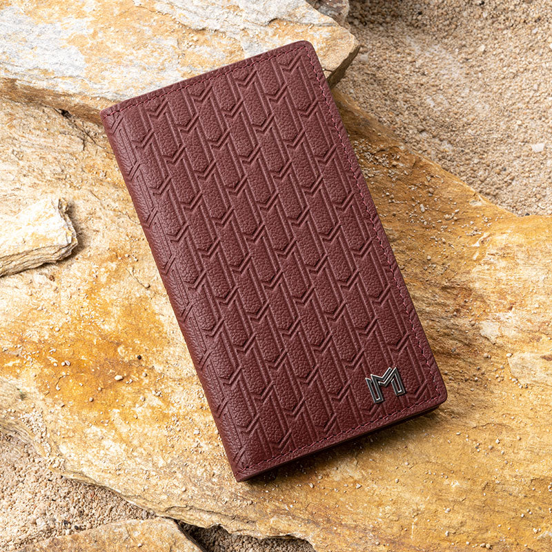 Burgundy Travel Tote / Mini tote / Long Wallet / Mini Wallet - Gift Set