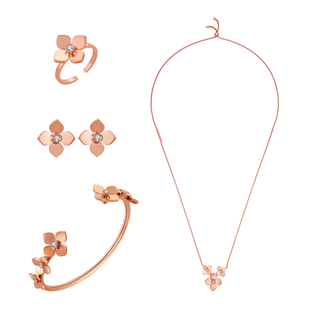 Bloom Jewellery Set / Rose Gold
