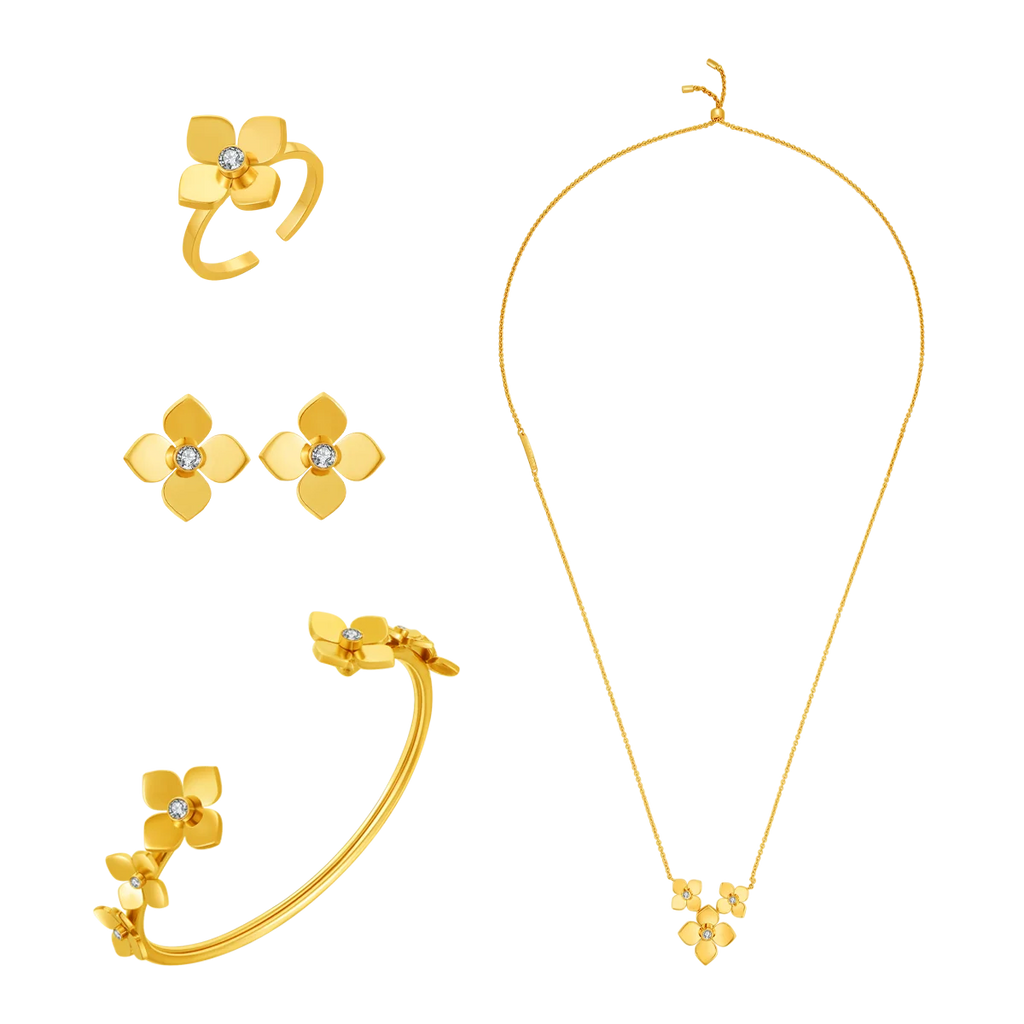 Bloom Jewellery Set / Gold