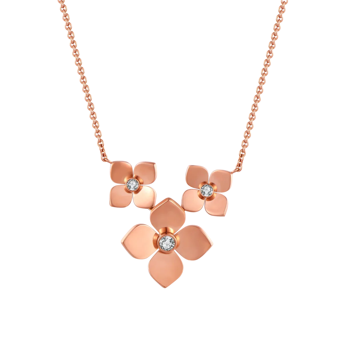 Bloom / Necklace Rose Gold