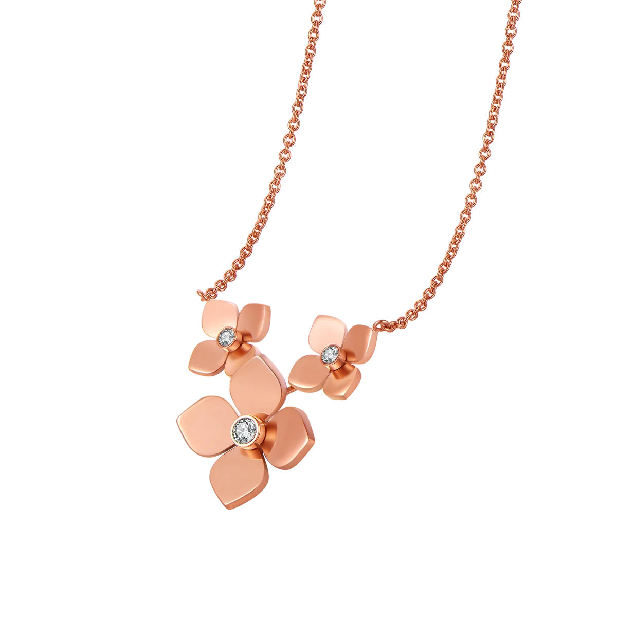 Bloom / Necklace Rose Gold