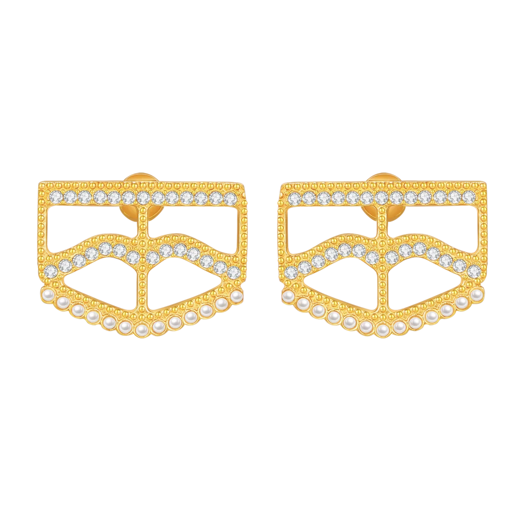 Burqa / Earrings Gold