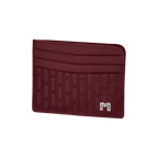 Camel Leather Burgundy / Silver