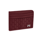 Camel Leather Burgundy / Silver