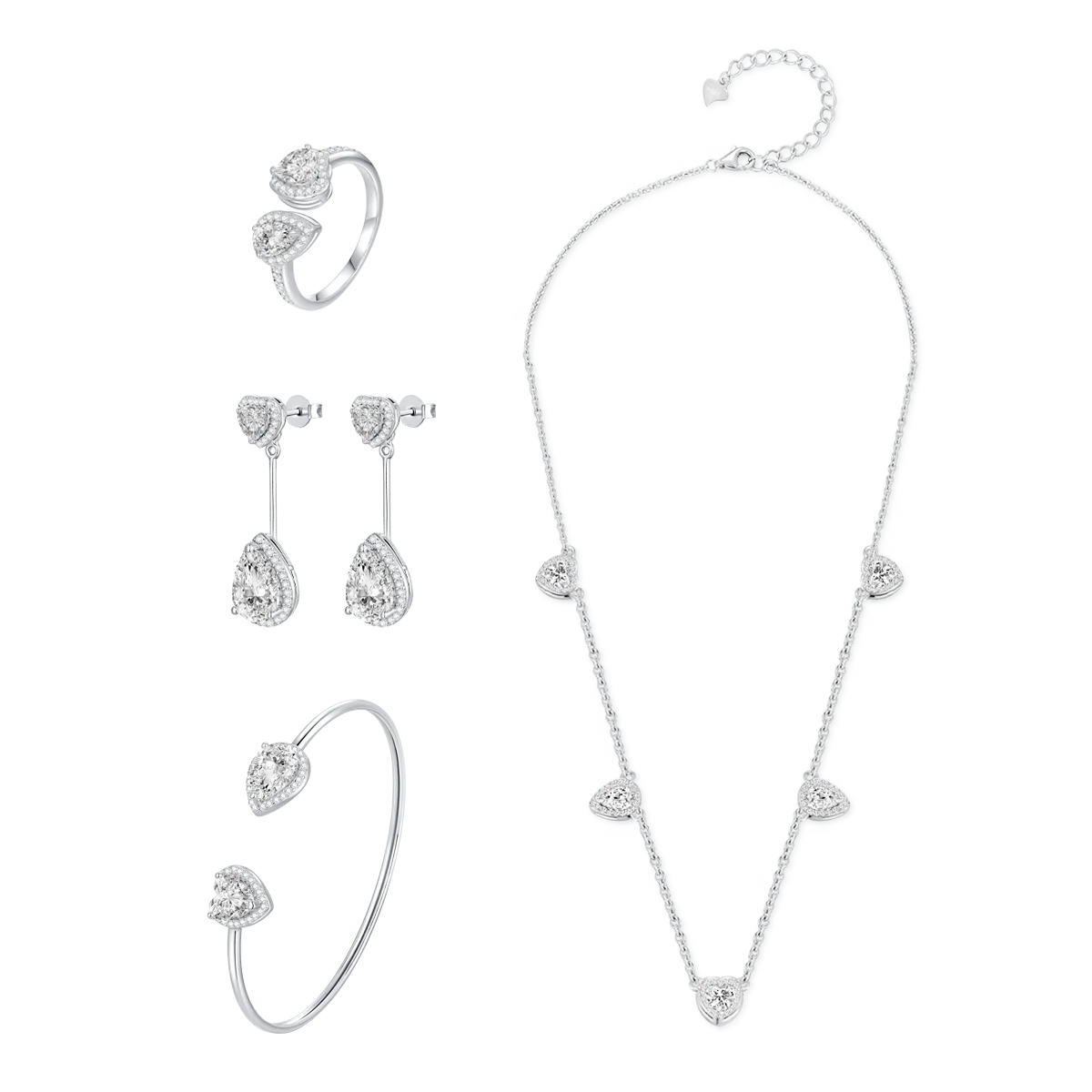 Charming Heart / Set Silver