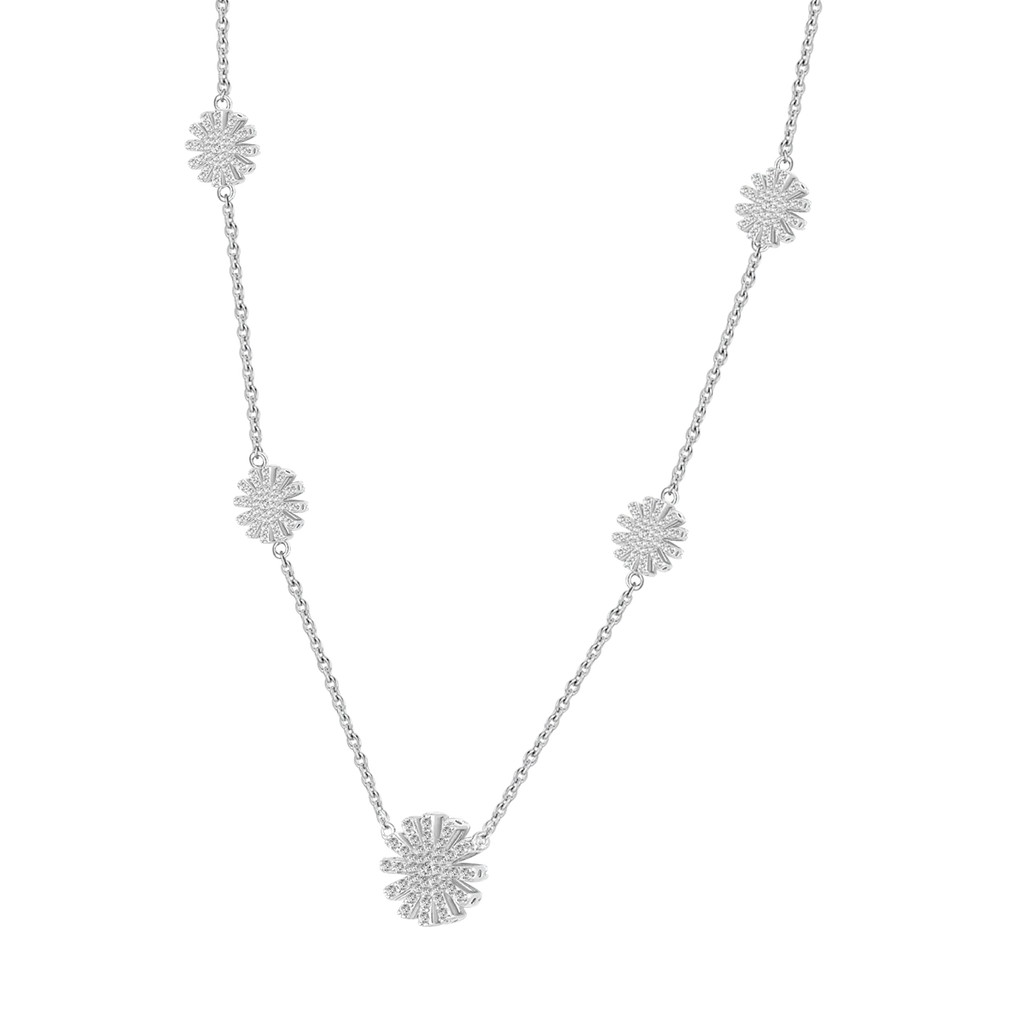 Charming Sunflower / Necklace Silver