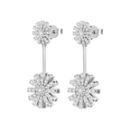 Charming Sunflower / Earrings Silver