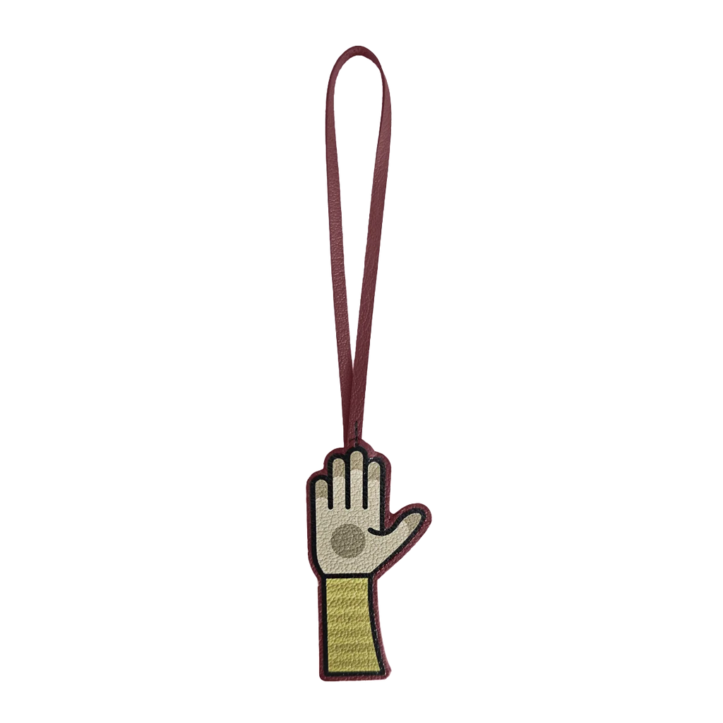 Leather Charm / Henna Hand