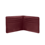Camel Leather Burgundy / Silver