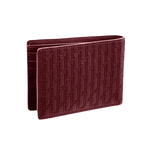 Camel Leather Burgundy / Silver