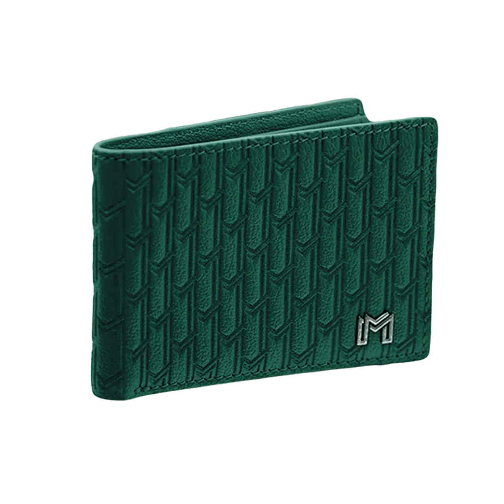 Camel Leather Green / Silver