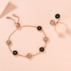 Kanz / Ring Black Rose Gold