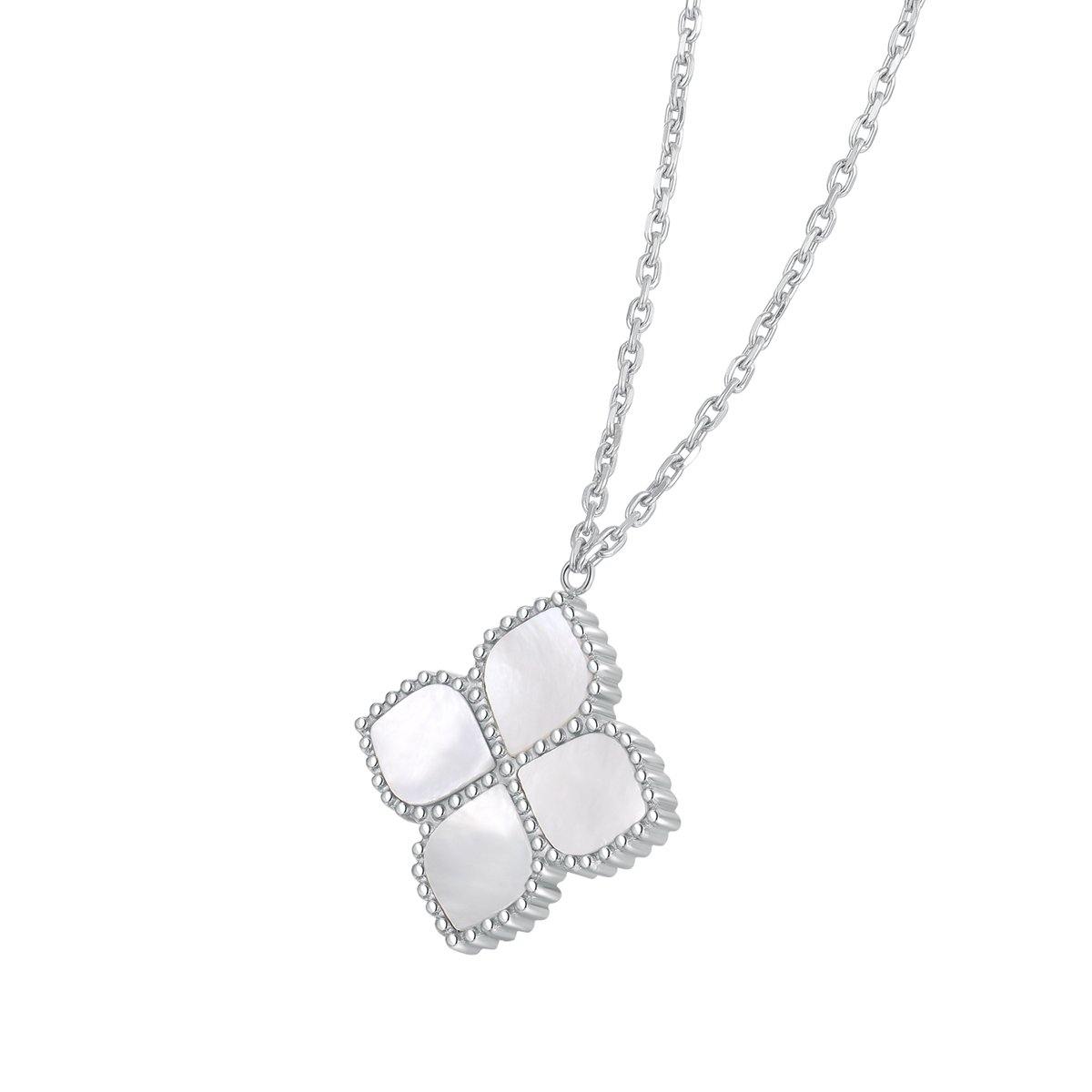 Joory / Necklace Pearl Silver