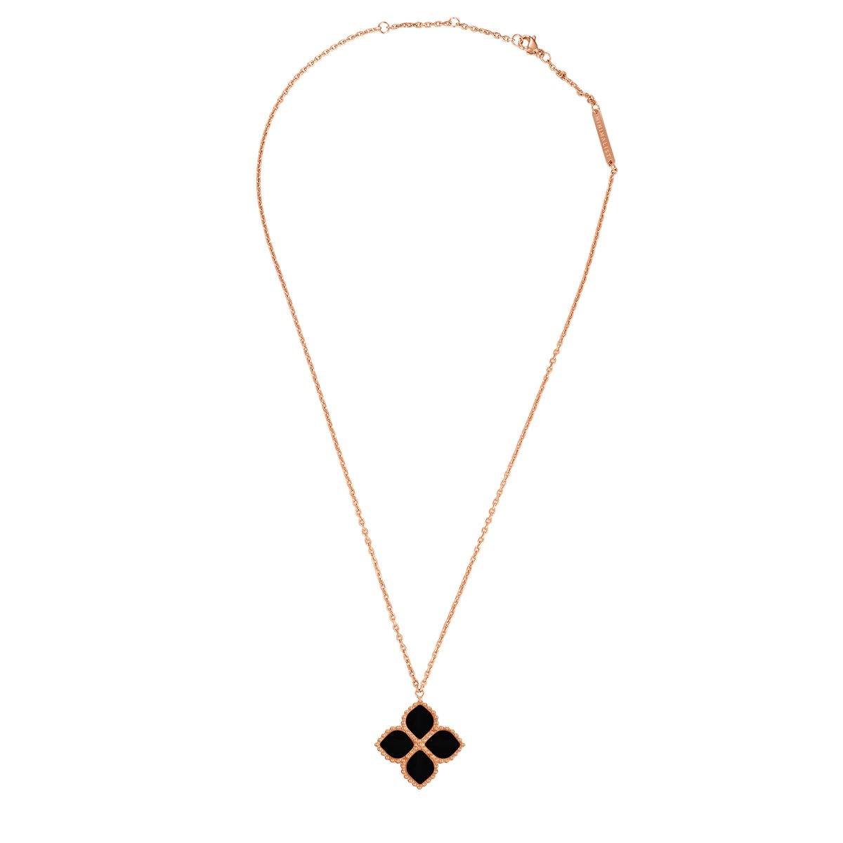 Joory / Necklace Black Rose Gold