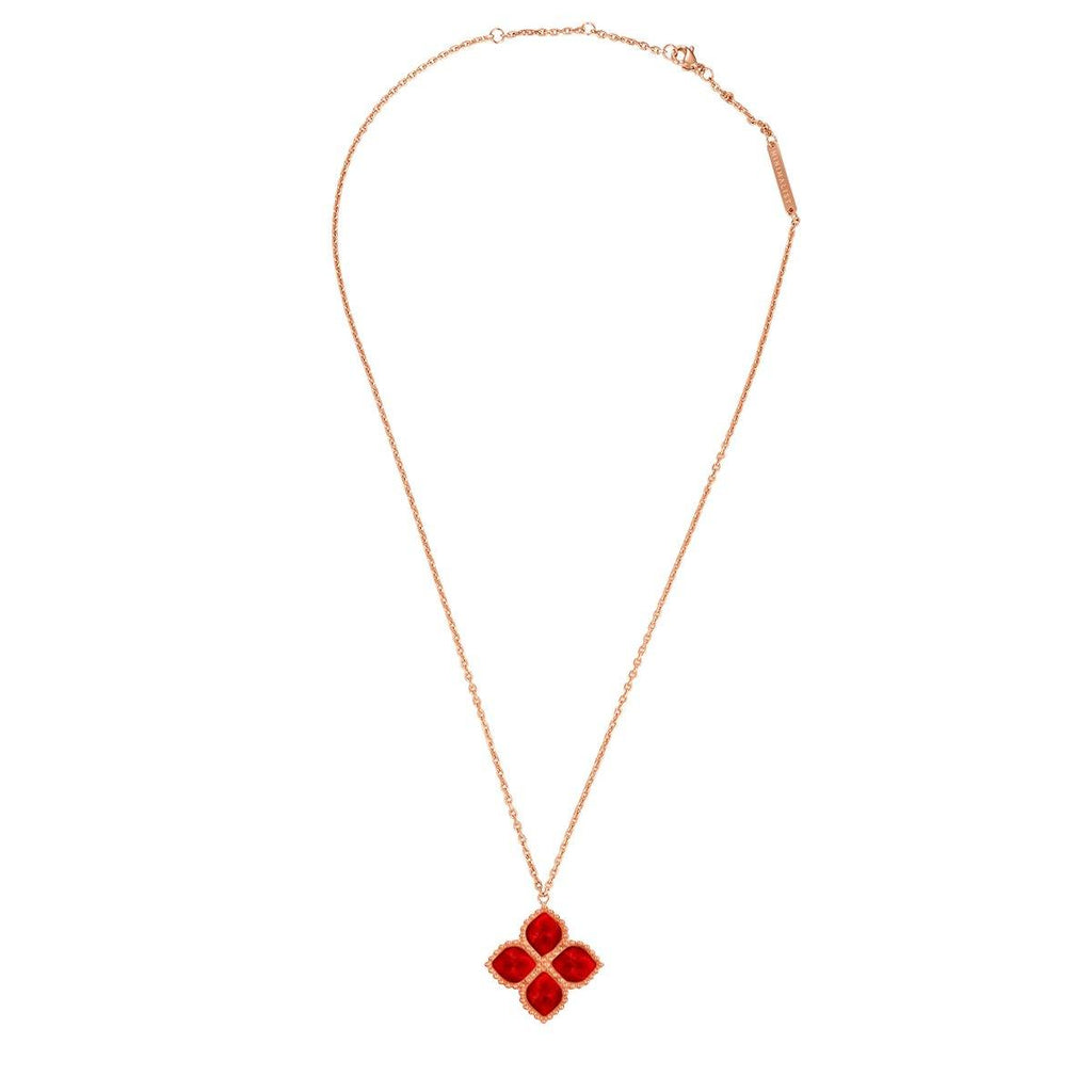 Joory / Necklace Red Rose Gold