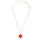 Joory / Necklace Red Rose Gold