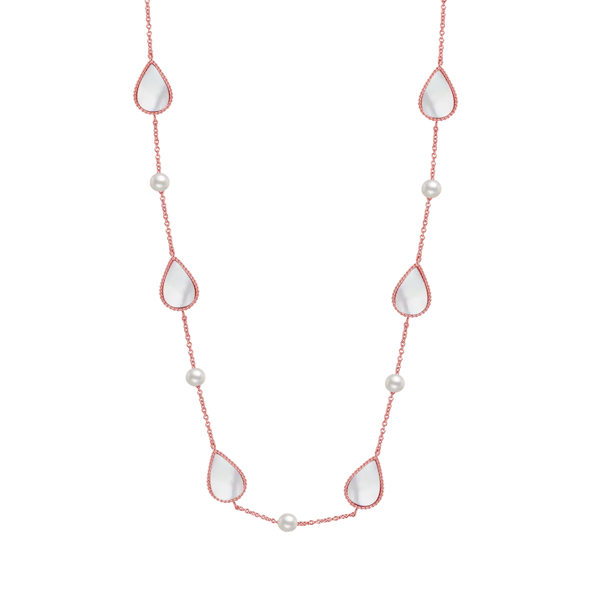 Drop / Set Pearl Rose Gold