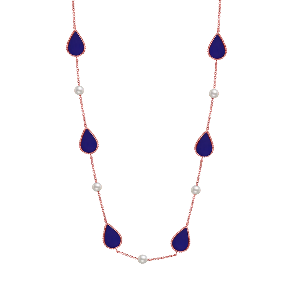 Drop / Set Blue Rose Gold