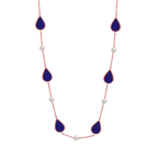 Drop / Set Blue Rose Gold