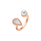 Drop / Set Pearl Rose Gold