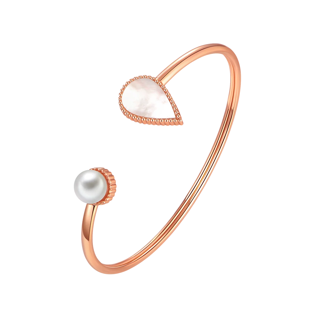 Drop / Set Pearl Rose Gold