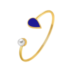 Drop / Bangle Blue Gold