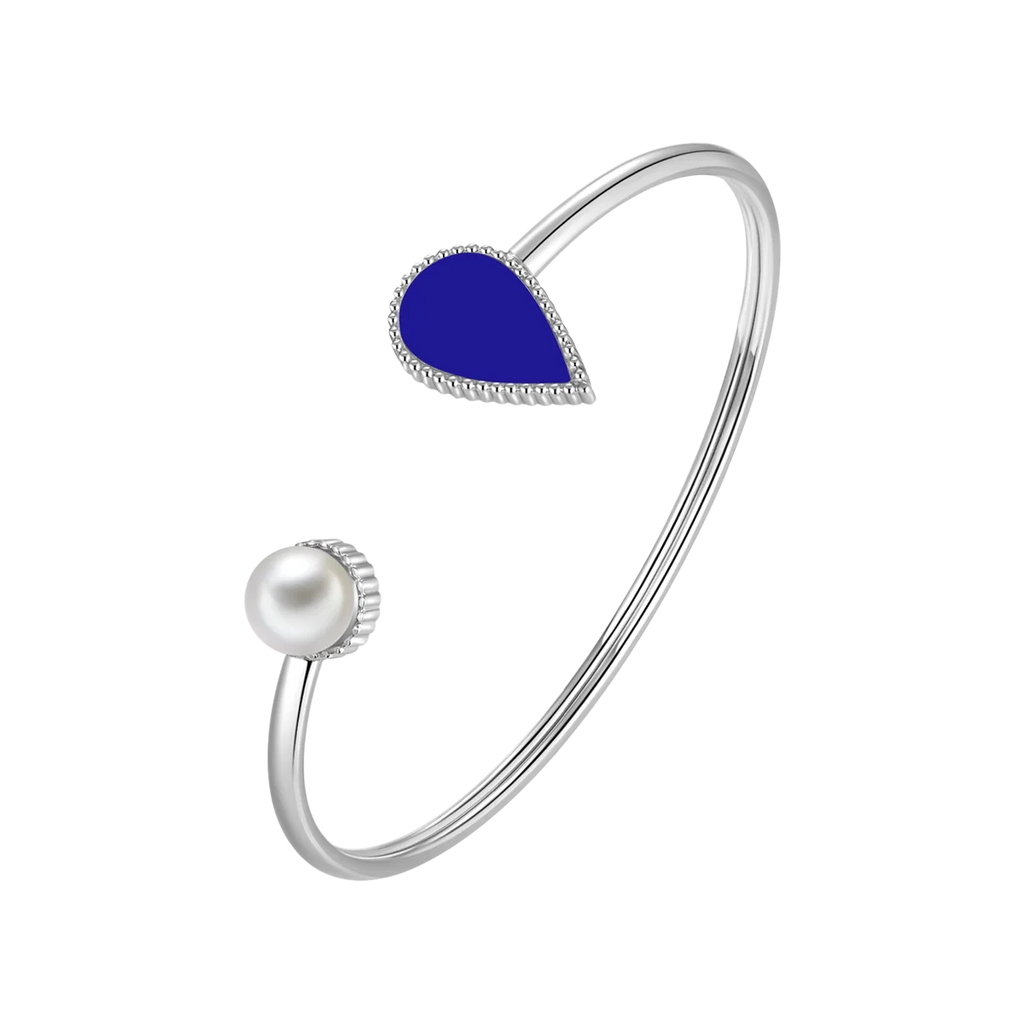 Drop / Bangle Blue Silver