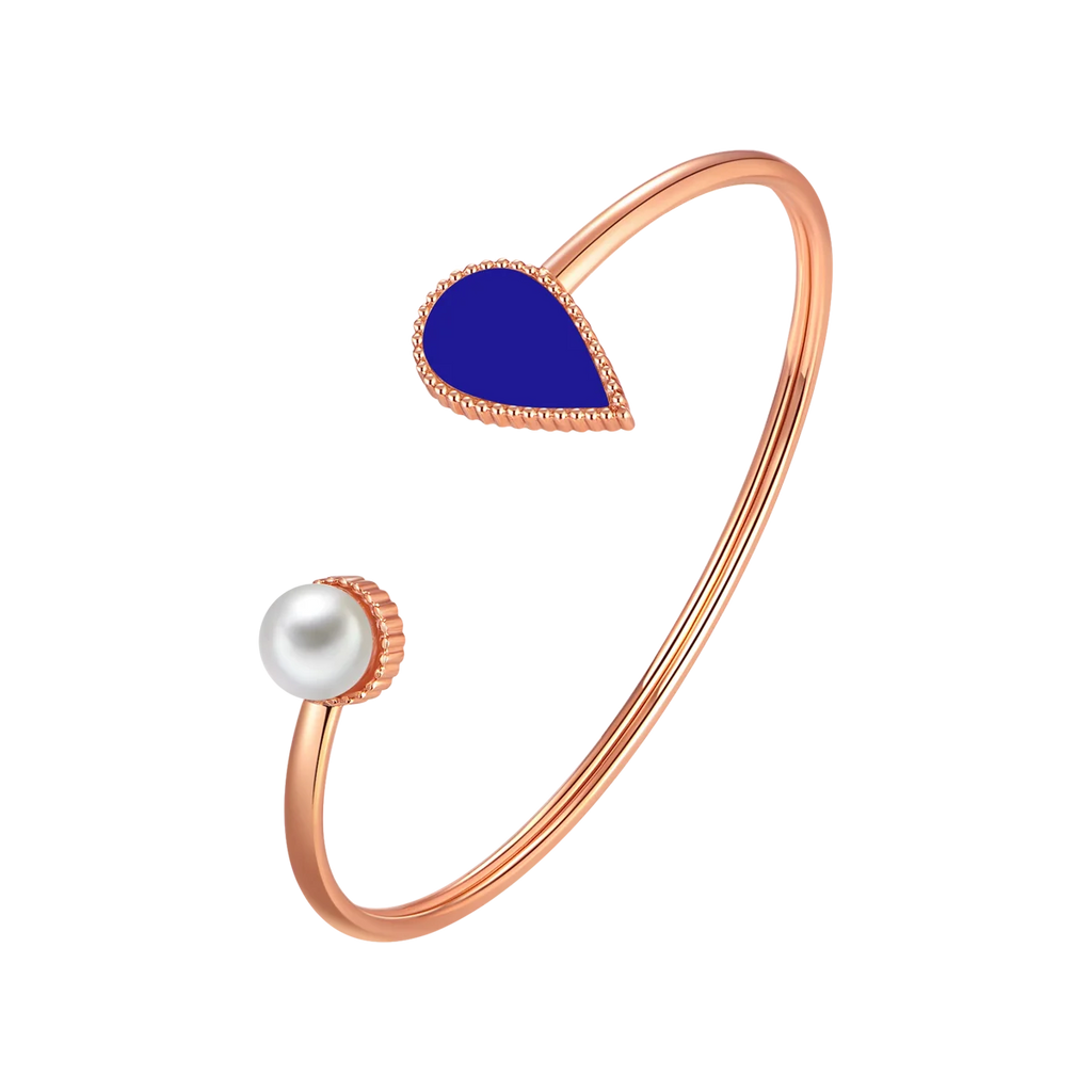 Drop / Set Blue Rose Gold