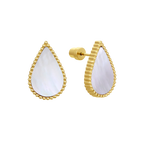 Drop / Earrings Pearl Gold