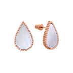 Drop / Earrings Pearl Rose Gold