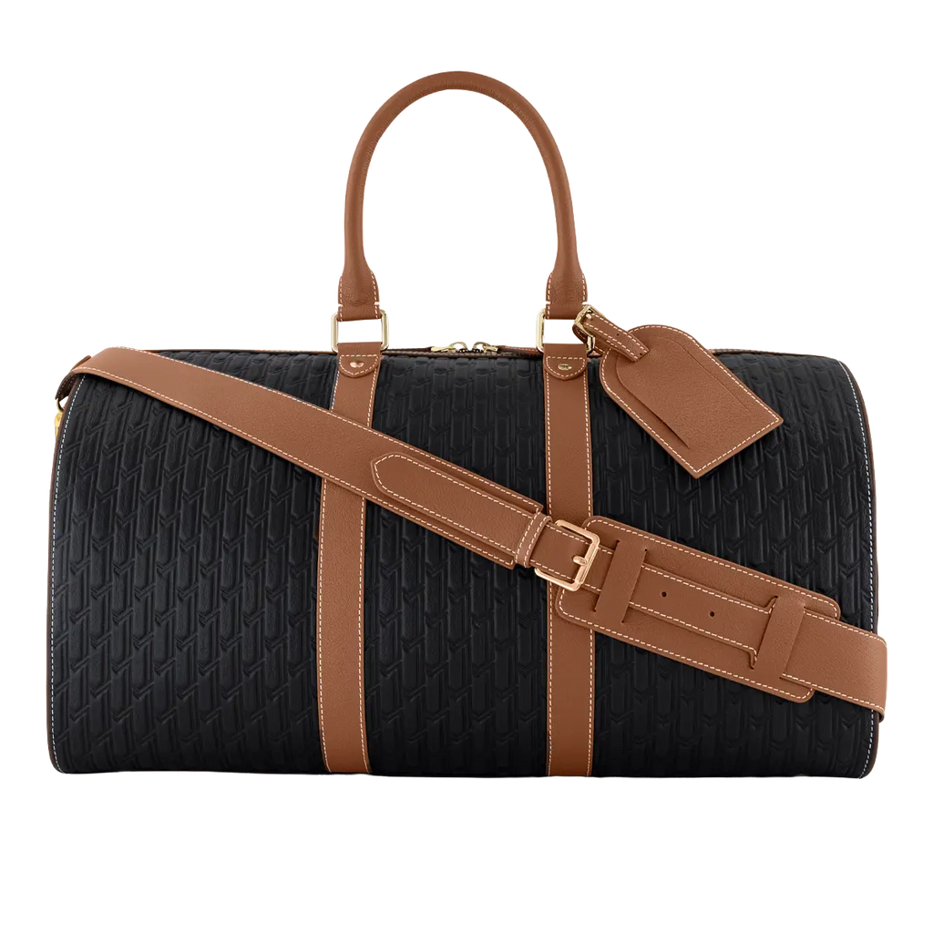 Duffle Bag / Black and Tan