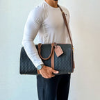 Duffle Bag / Black and Tan