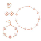 Joory / Choker Pearl Rose Gold Set