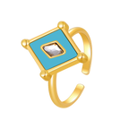 Kite / Ring Turquoise Gold