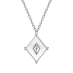 Kite / Necklace Pearl Silver