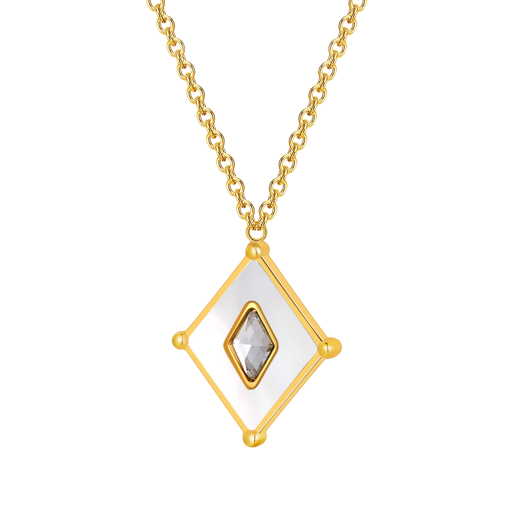 Kite / Necklace Pearl Gold