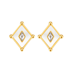Kite / Earrings Pearl Gold