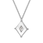 Kite / Necklace Pearl Silver