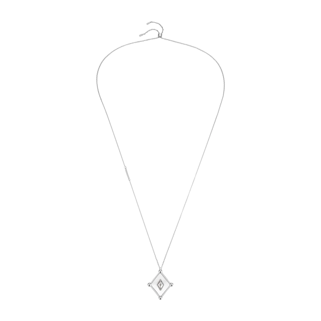 Kite / Necklace Pearl Silver
