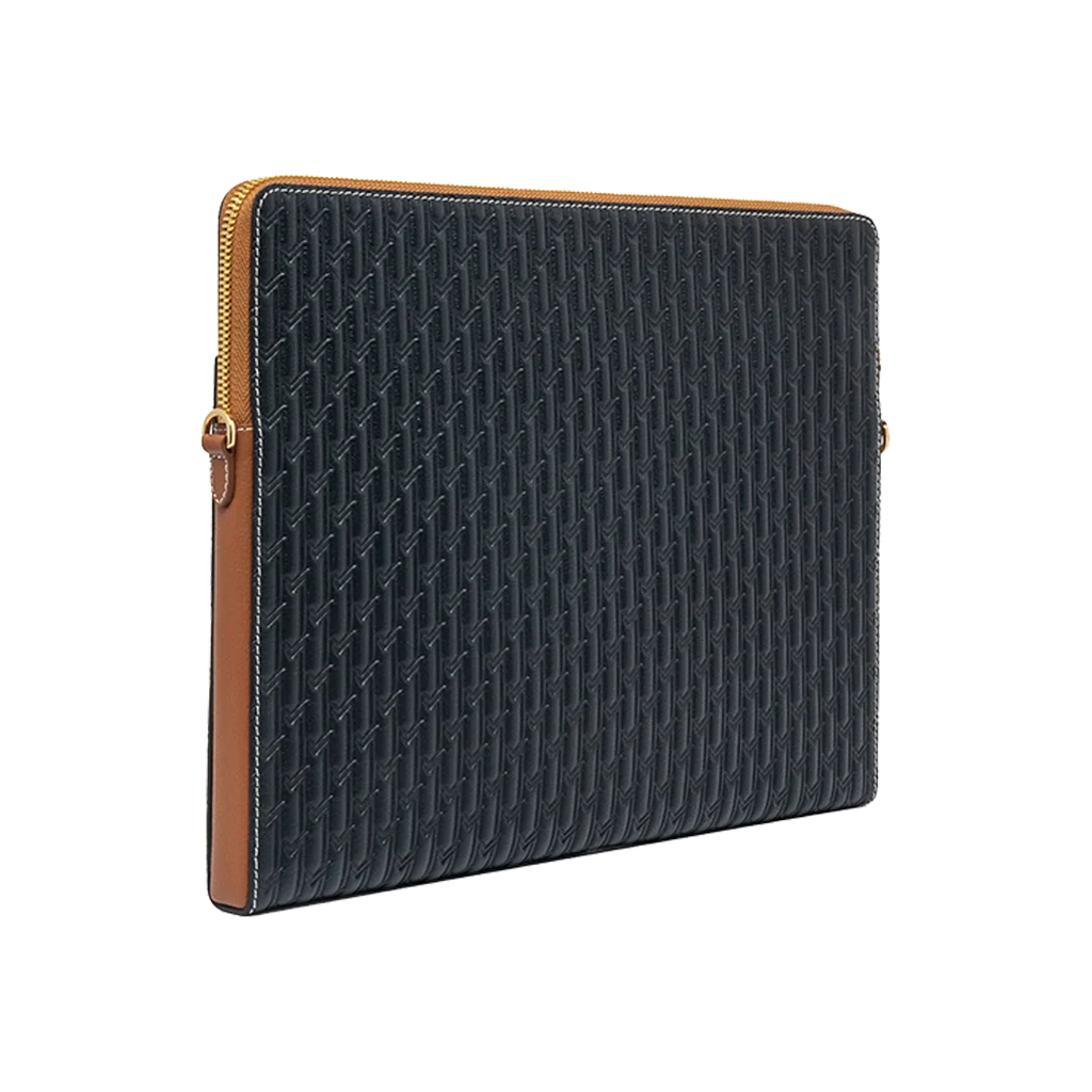 Laptop Sleeve / Black & Tan