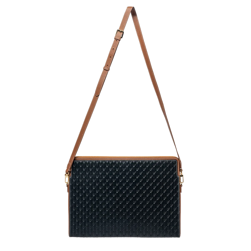 Laptop Sleeve / Black & Tan